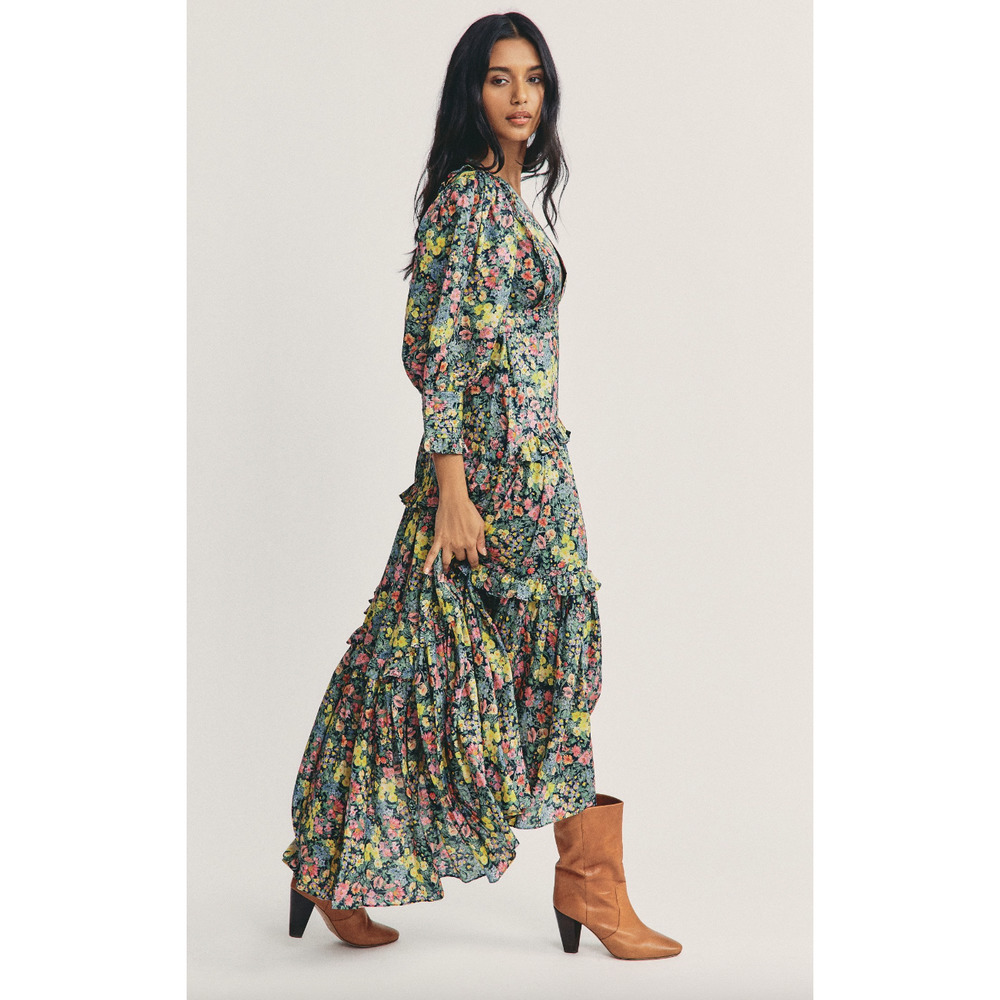 LoveShackFancy Lorencia Floral Maxi Dress